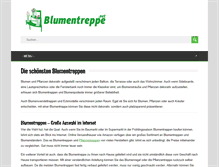 Tablet Screenshot of blumentreppe.net